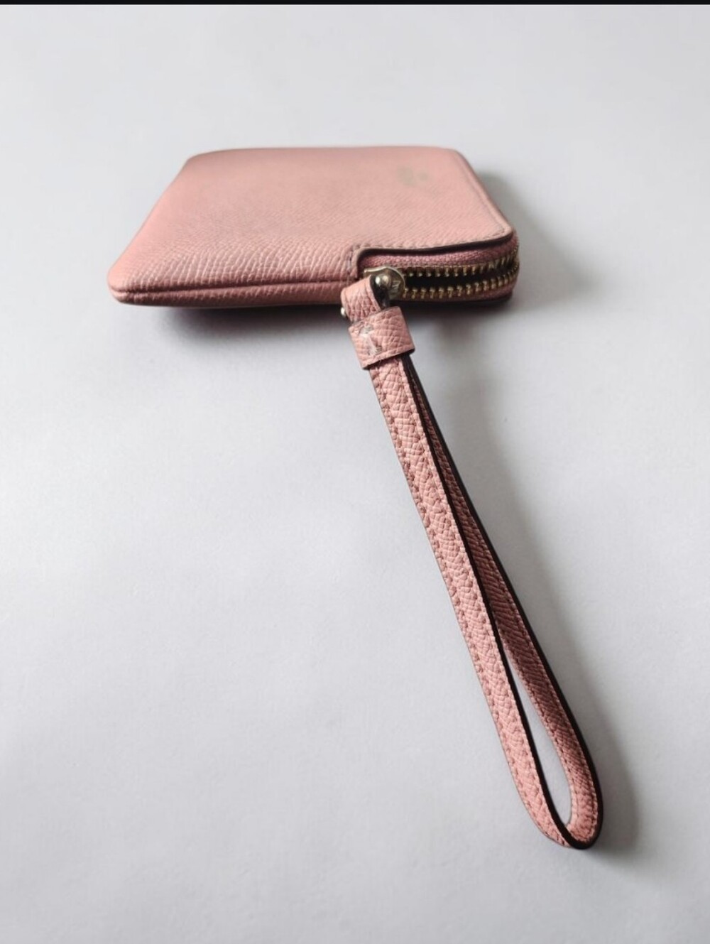 Coach Corner Zip Wristlet with Crossgrain Leather - Picture 6 of 8
